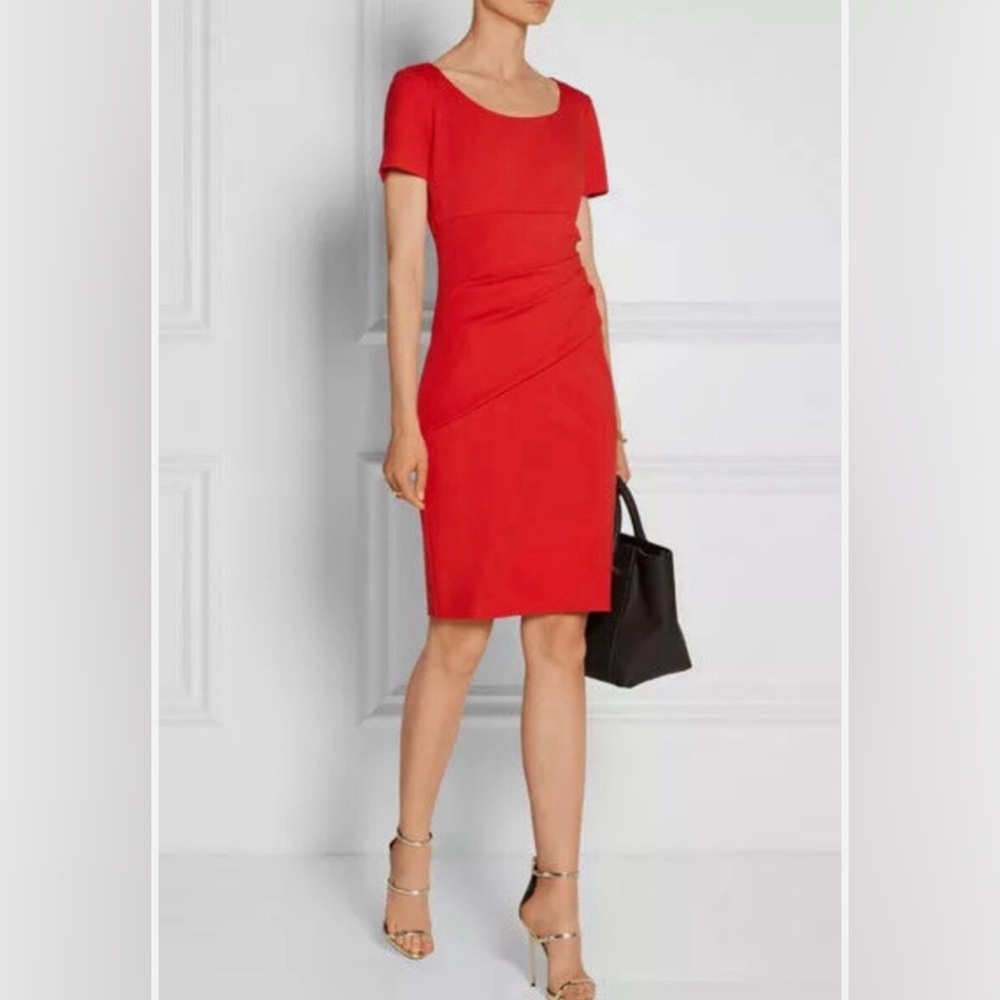 Diane Von Furstenberg coral Sheath Midi Dress